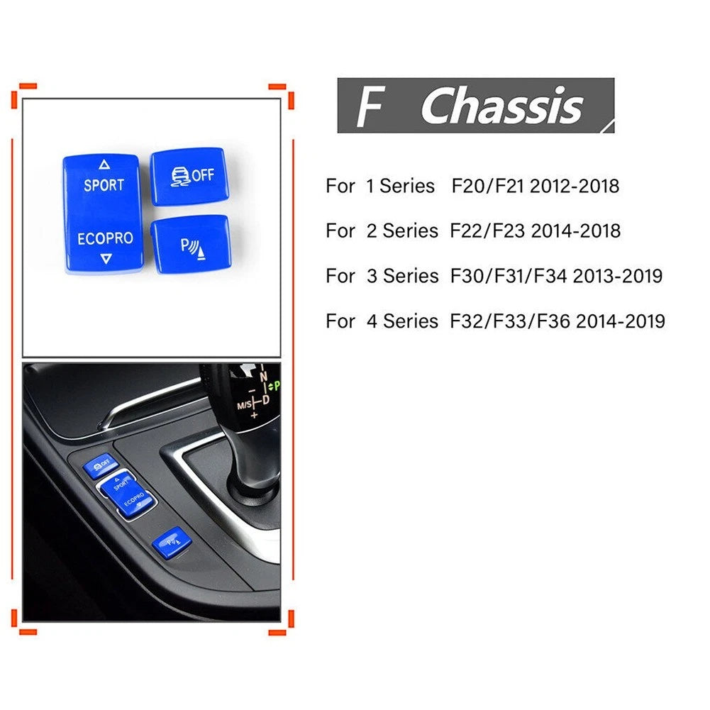 Coating Button Cover for - Rubberized Blue Knob