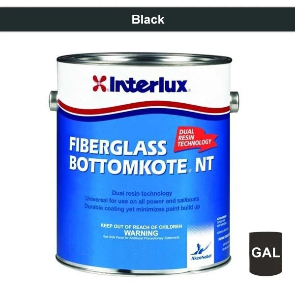 Fiberglass Bottomkote Black NT for Interlux (YBB-379G)