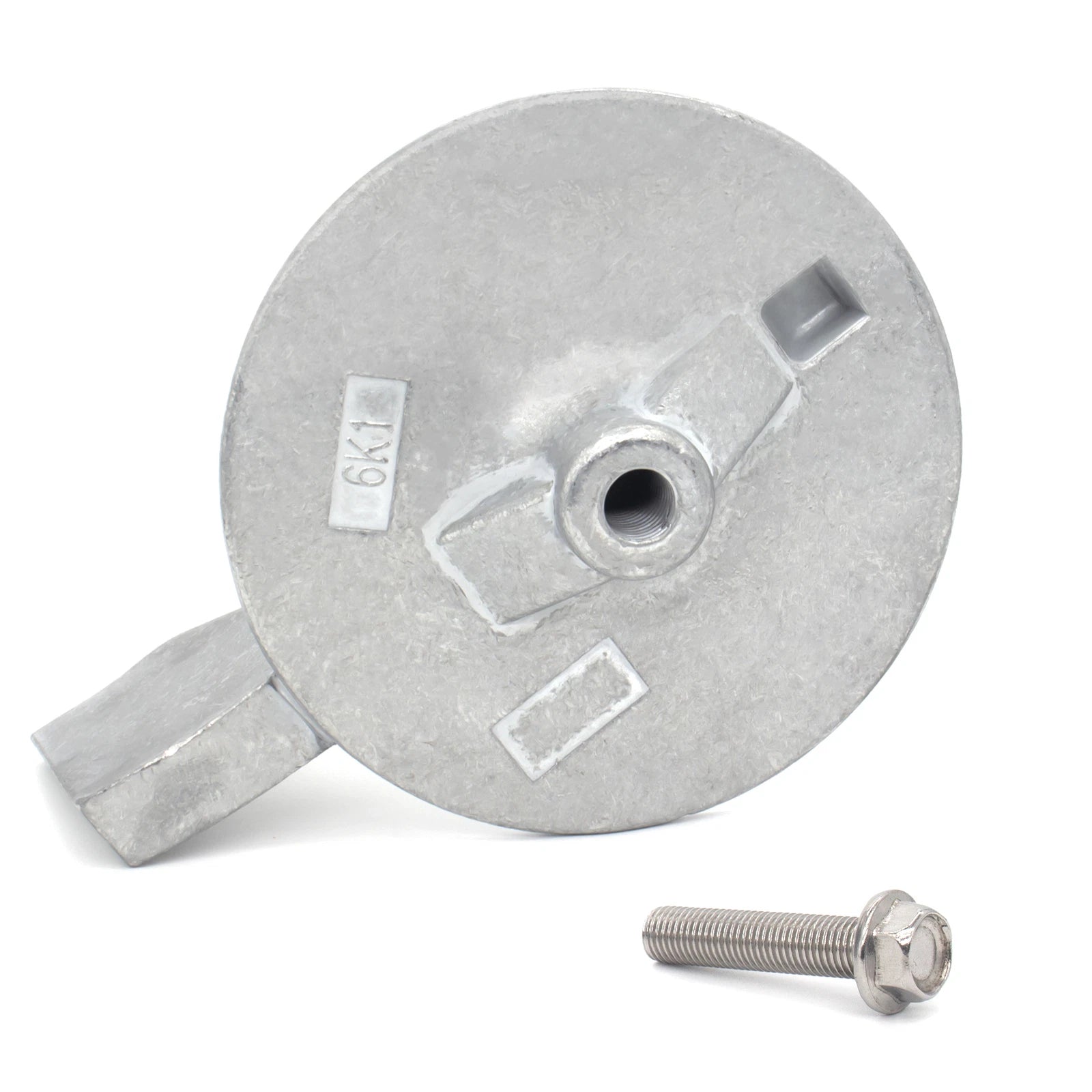 Trim Tab Anode with Bolt for Yamaha 150 200 HP Outboard (6K1-45371-01)