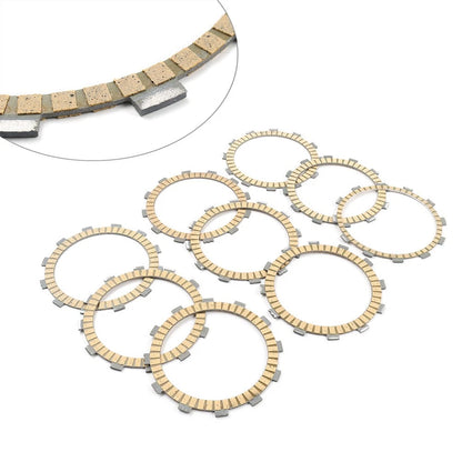 9Pcs Clutch Friction Plates for Yamaha R1 YZF-R1 (2004–2008)