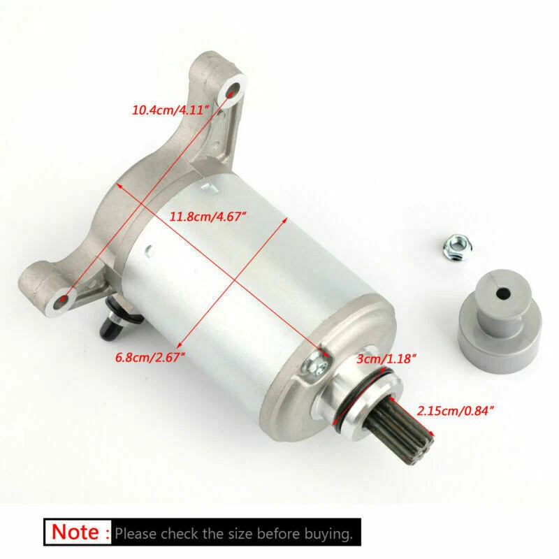 Starter Motor for Yamaha Raptor 350 YFM35R, Kodiak 400, Big Bear 350 (2001–2006)