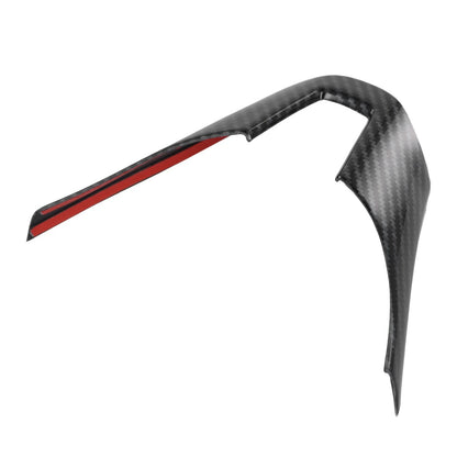 Carbon Fiber Steering Wheel Panel Cover Trim for Mazda 3 (2004–2023)