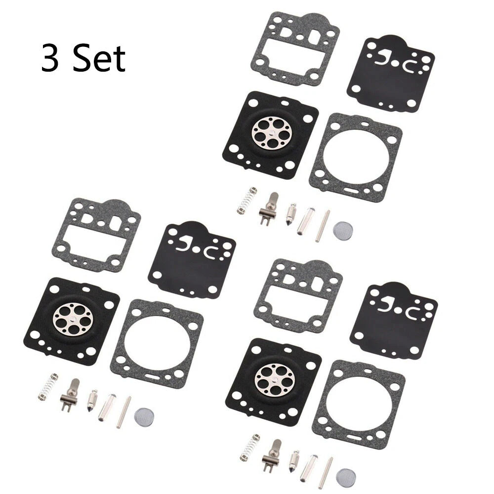 Set of 3 Carburetor Diaphragm Gasket Kit for Husqvarna 235 236 240 435 (Zama RB-149)
