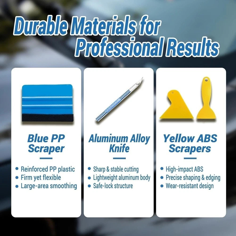 Auto Body Tool Kit for Universal Use (Lightweight Aluminum, Beveled Trimming)