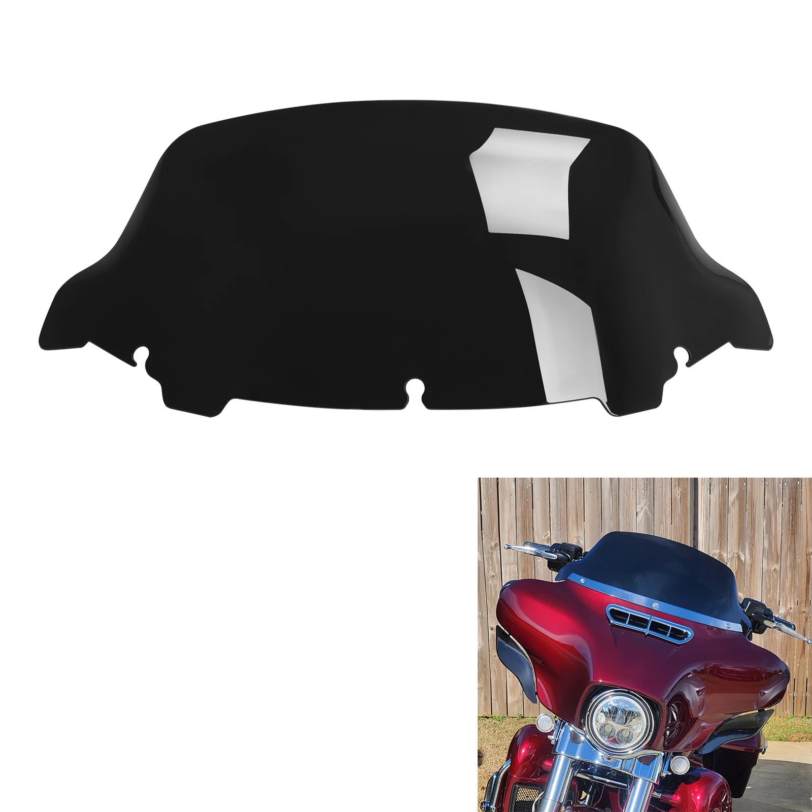 10.5'' Windshield for Harley Touring Electra Glide (2014–2023)