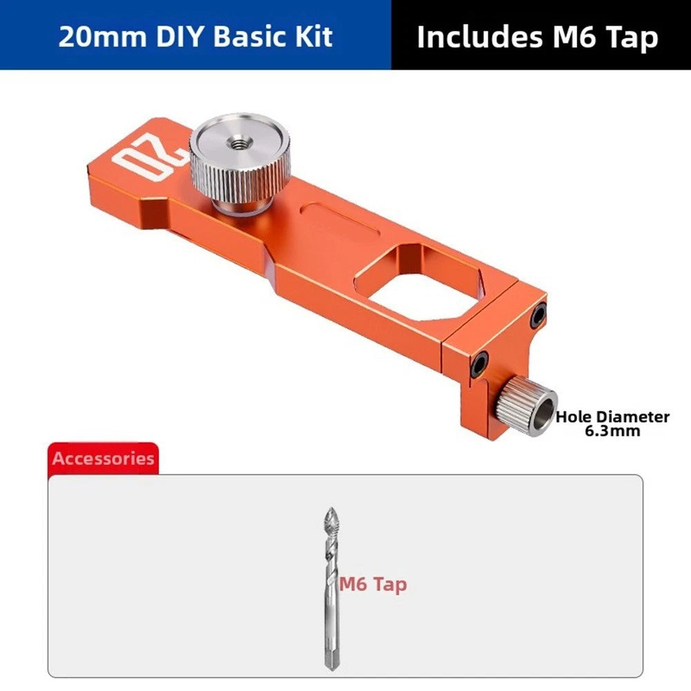 Aluminium Profile Drill Locator for Accurate Mounting Hole Placement