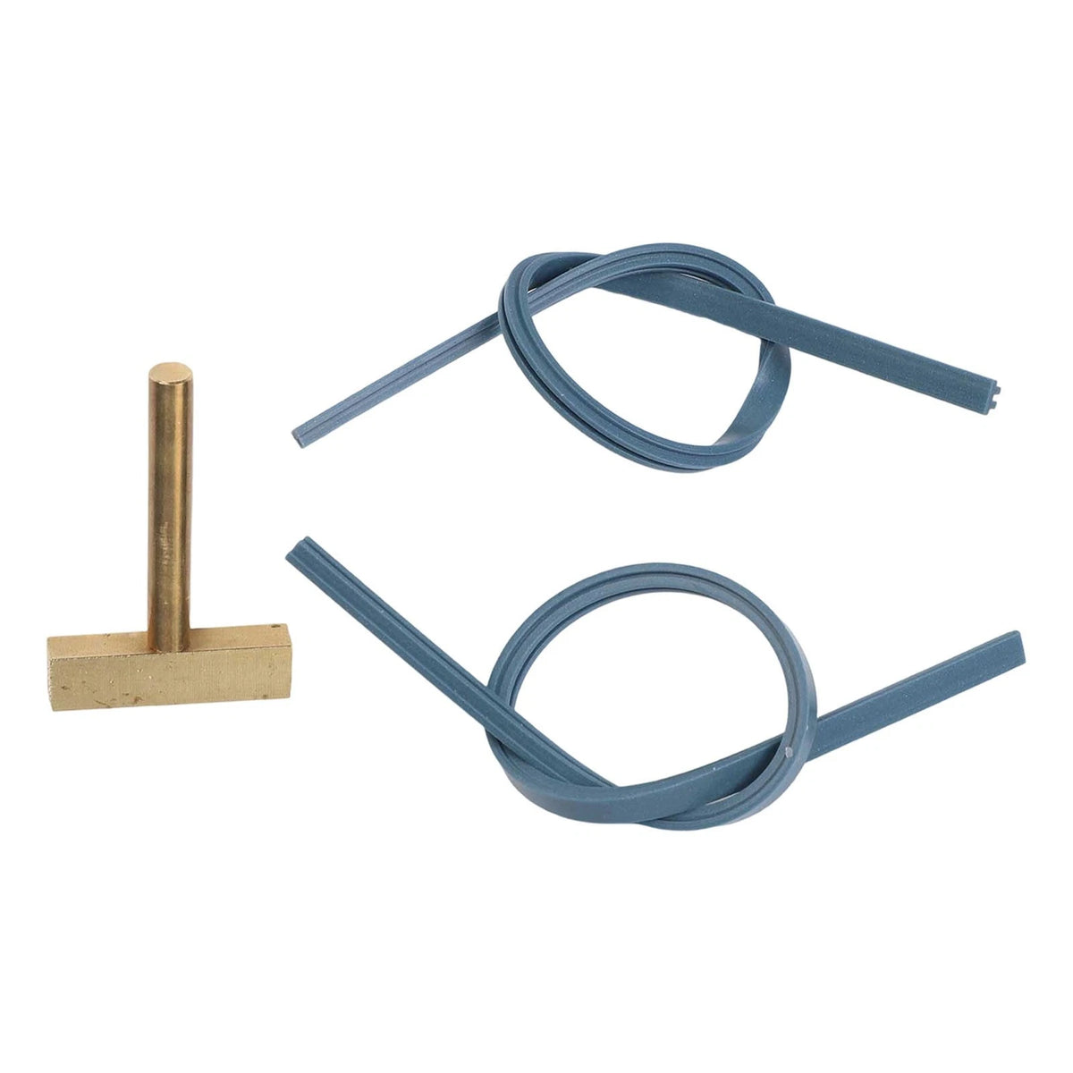 Set of 3 Hot Press Strip Copper T Tip T-head 24cm