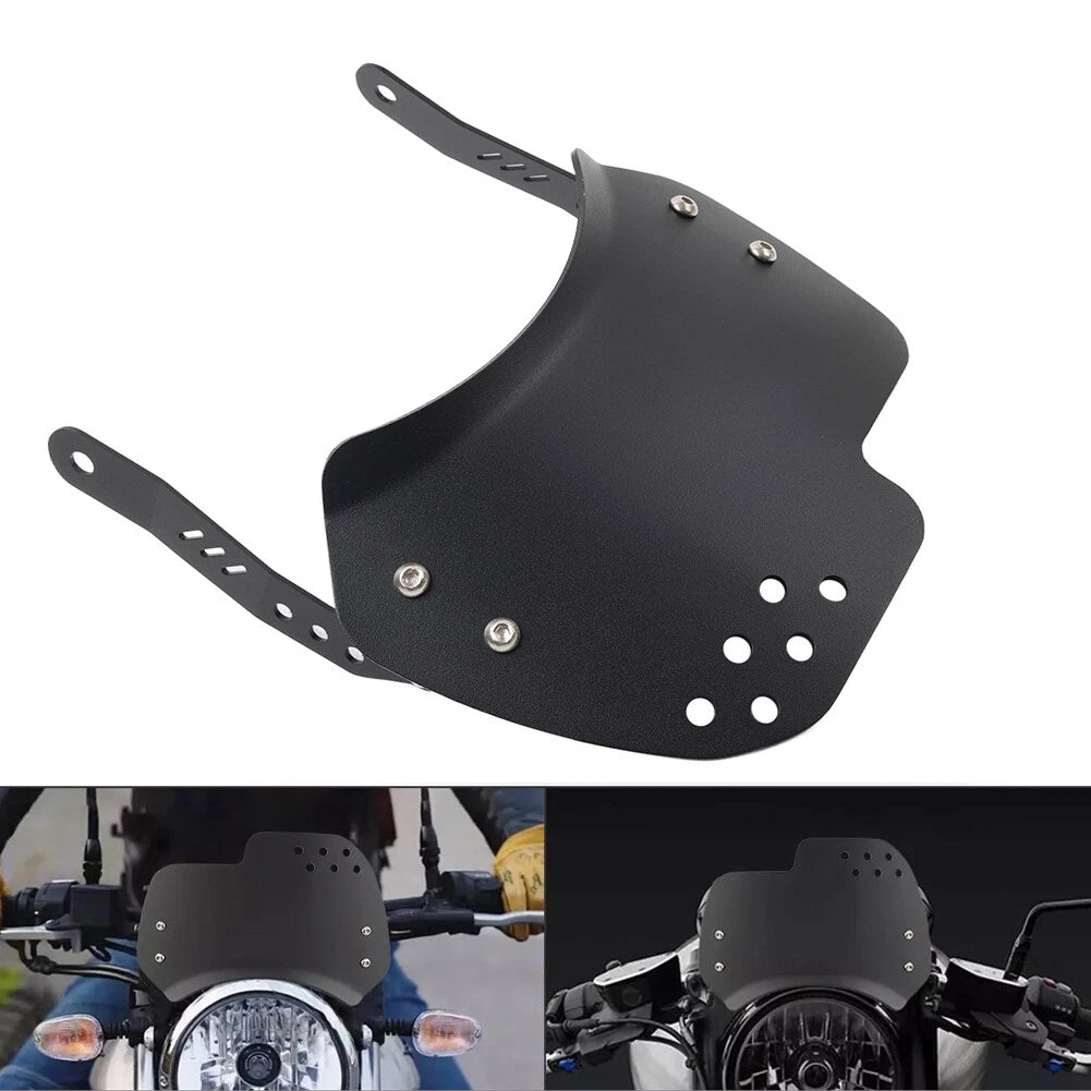 Motor Windshield Windscreen for Universal 6"-8" Round Headlight
