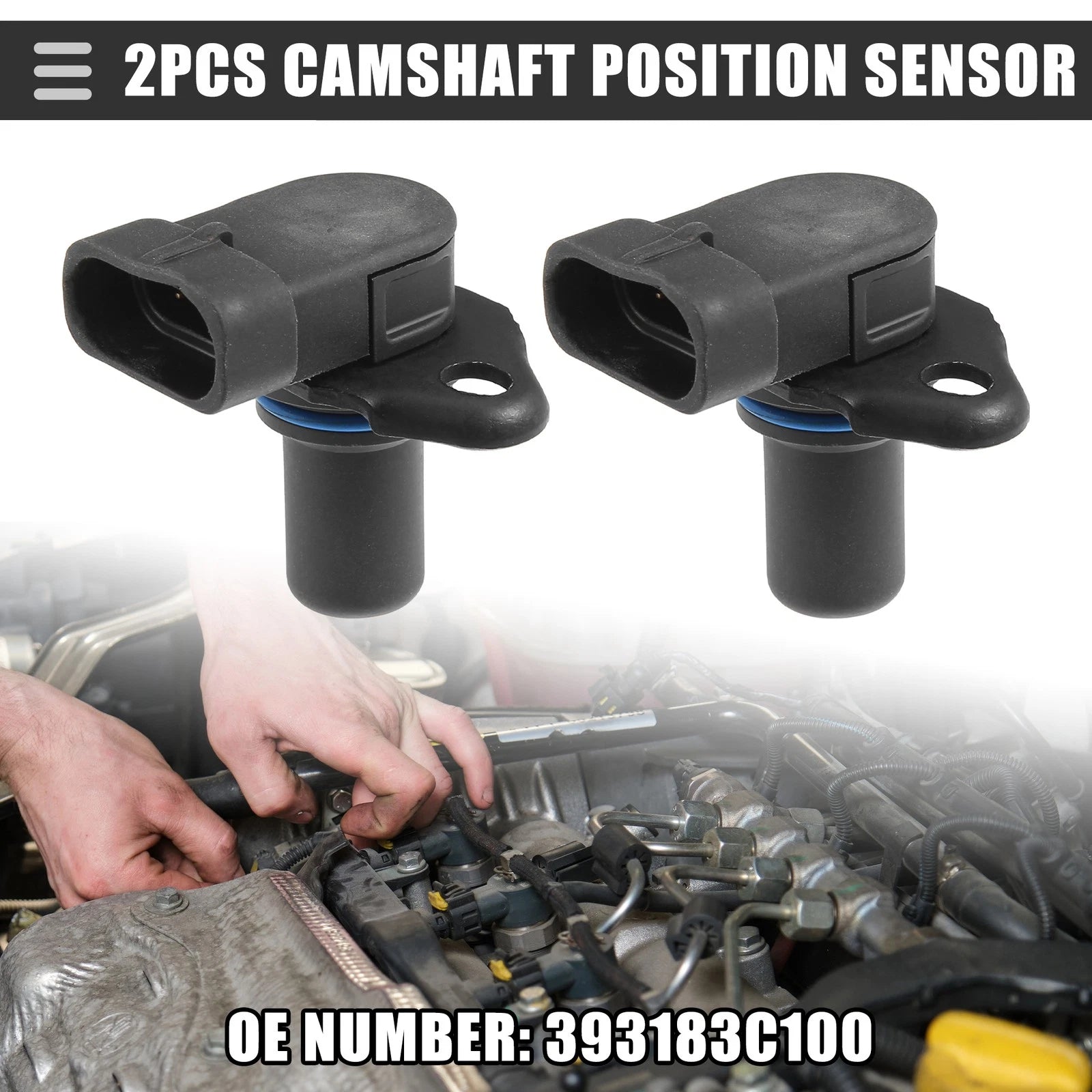 Camshaft Position Sensor Replacement for Hyundai Azera (2006–2014) 2 Pack