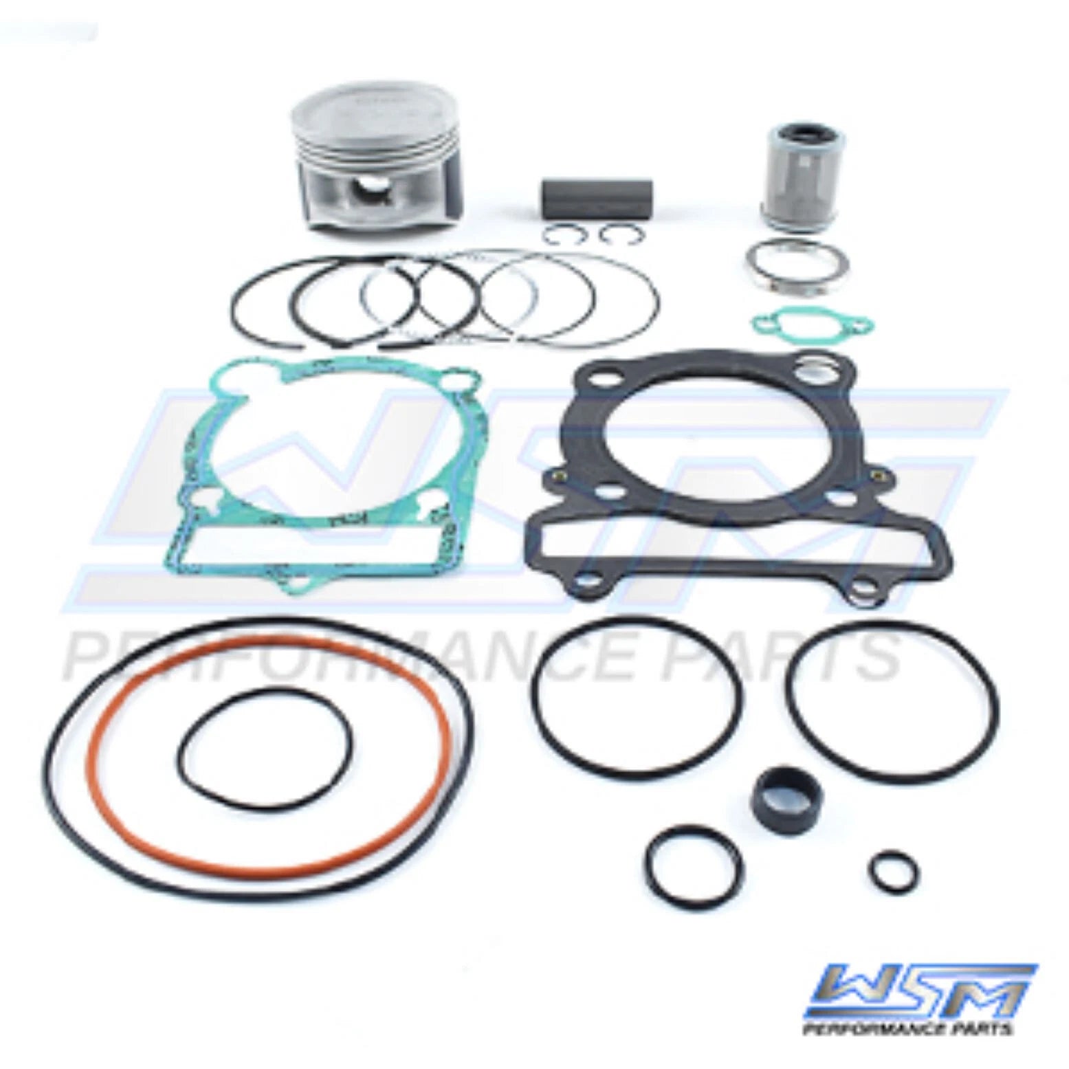 WSM Top End Rebuild Kit for Yamaha Big Bear Kodiak (1993–2012) .25mm Over - 54-541-11