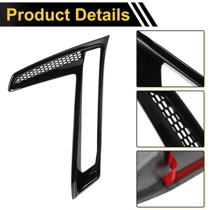 Fog Light Cover Trim Set for Honda CR-V (2023–2024) Glossy Black