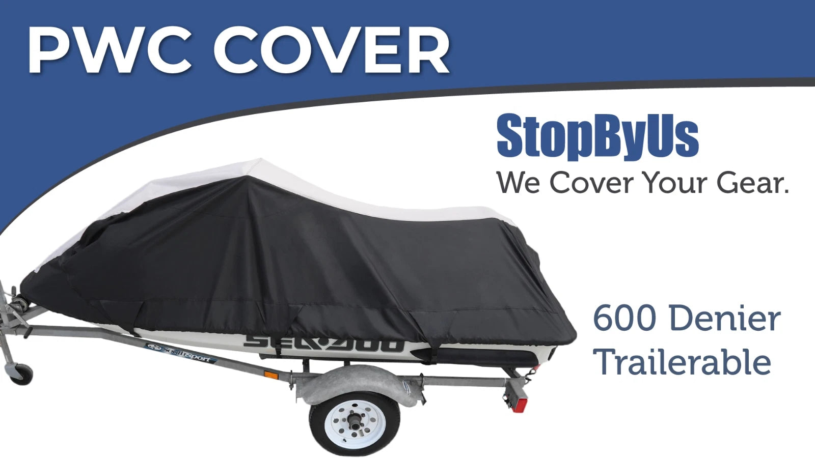 Jet Ski Cover for Sea Doo GTX 155 / GTX 215 (2007–2015) 600 Denier