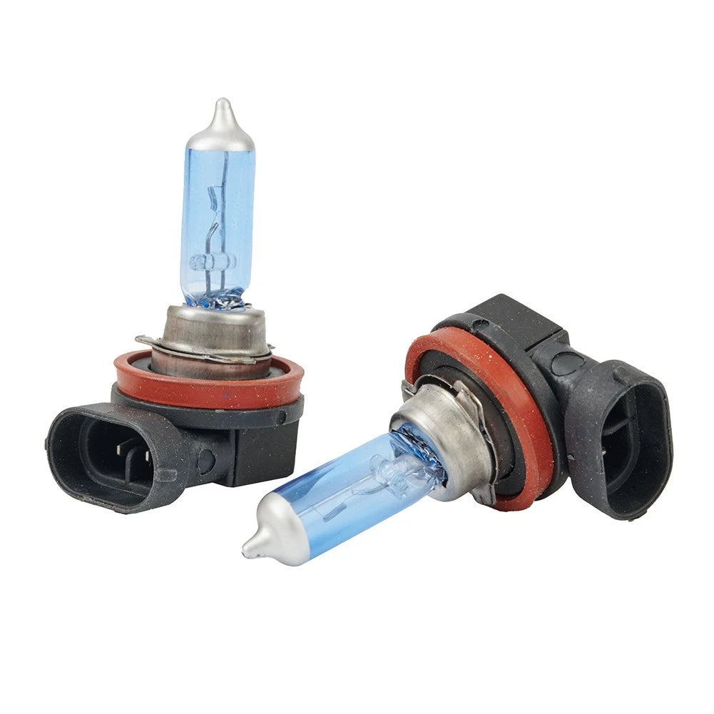 2-Piece H11 6000K Xenon Halogen Headlight Bulbs for