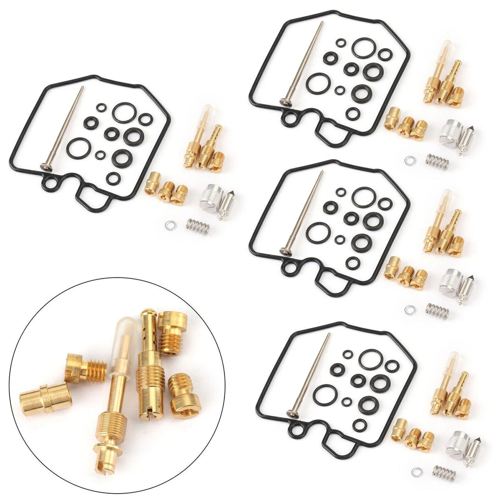 Set of 4 Carburetor Repair Rebuild Kits for Honda CB750K (1979–1982) CB750F (1980–1981) T9