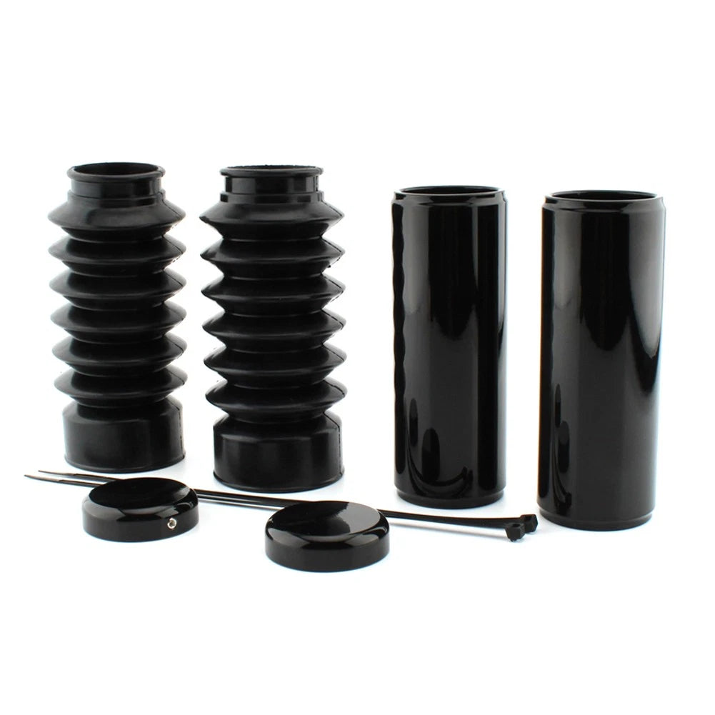 Motorcycle Front Fork Cover Gaitors Boot Upper Fork Cap Kit For Harley x48 16-24