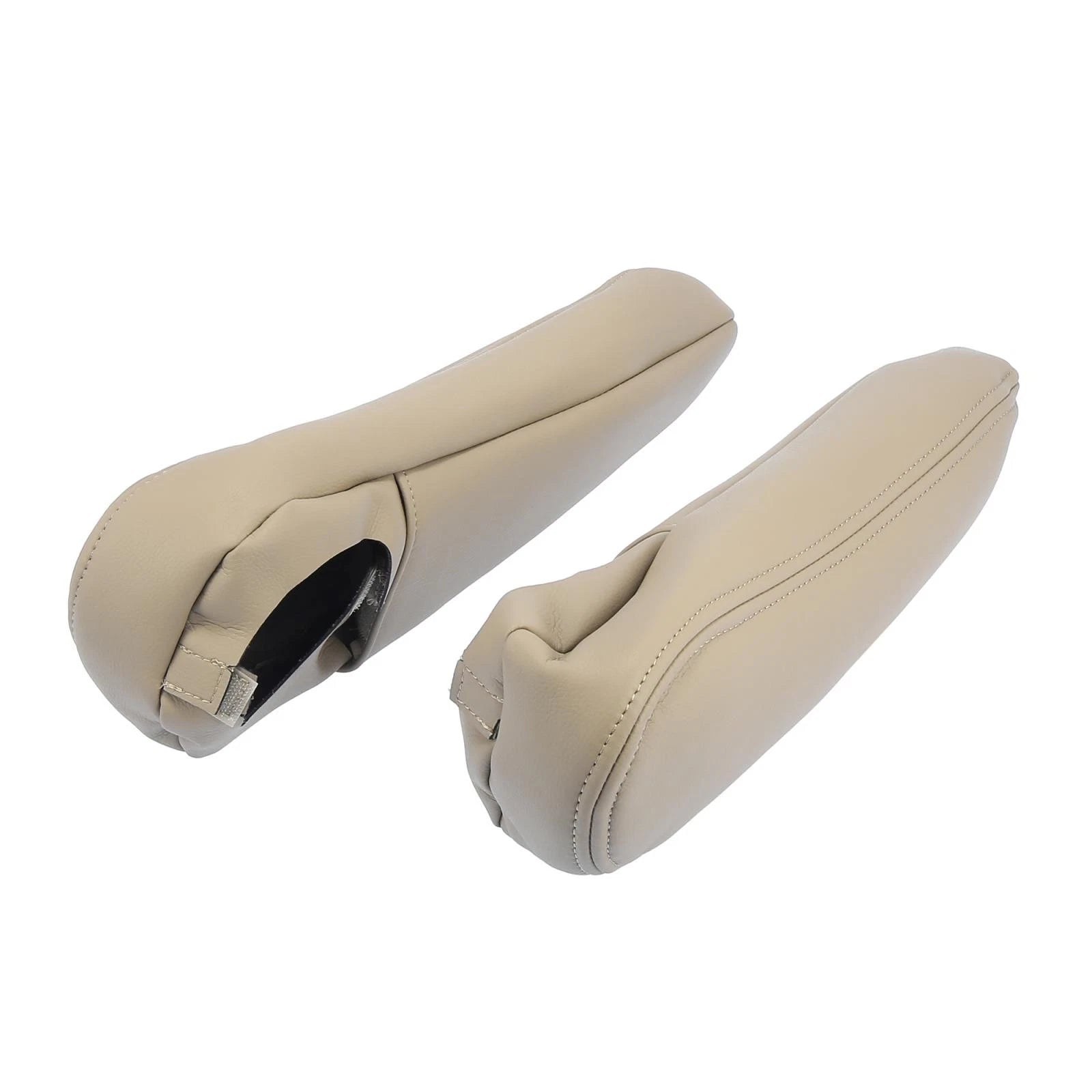Front Seat Armrest Cover Microfiber Leather Beige for Toyota Sienna (2011–2020)