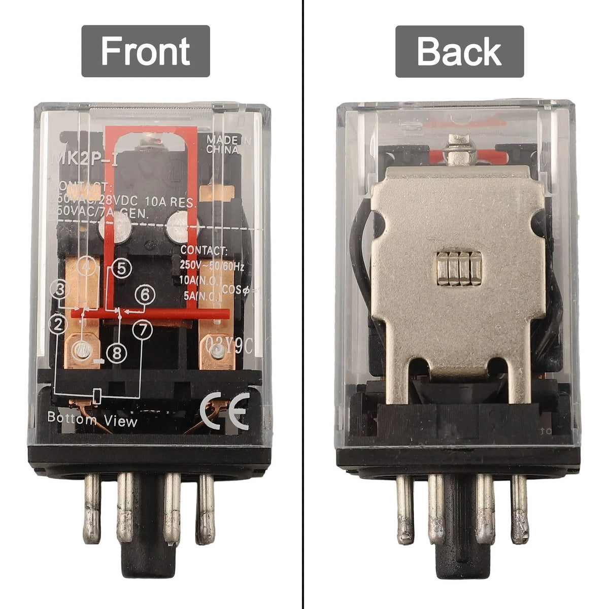 8 Pin Relay for Electronic Equipment (10A 250VAC)