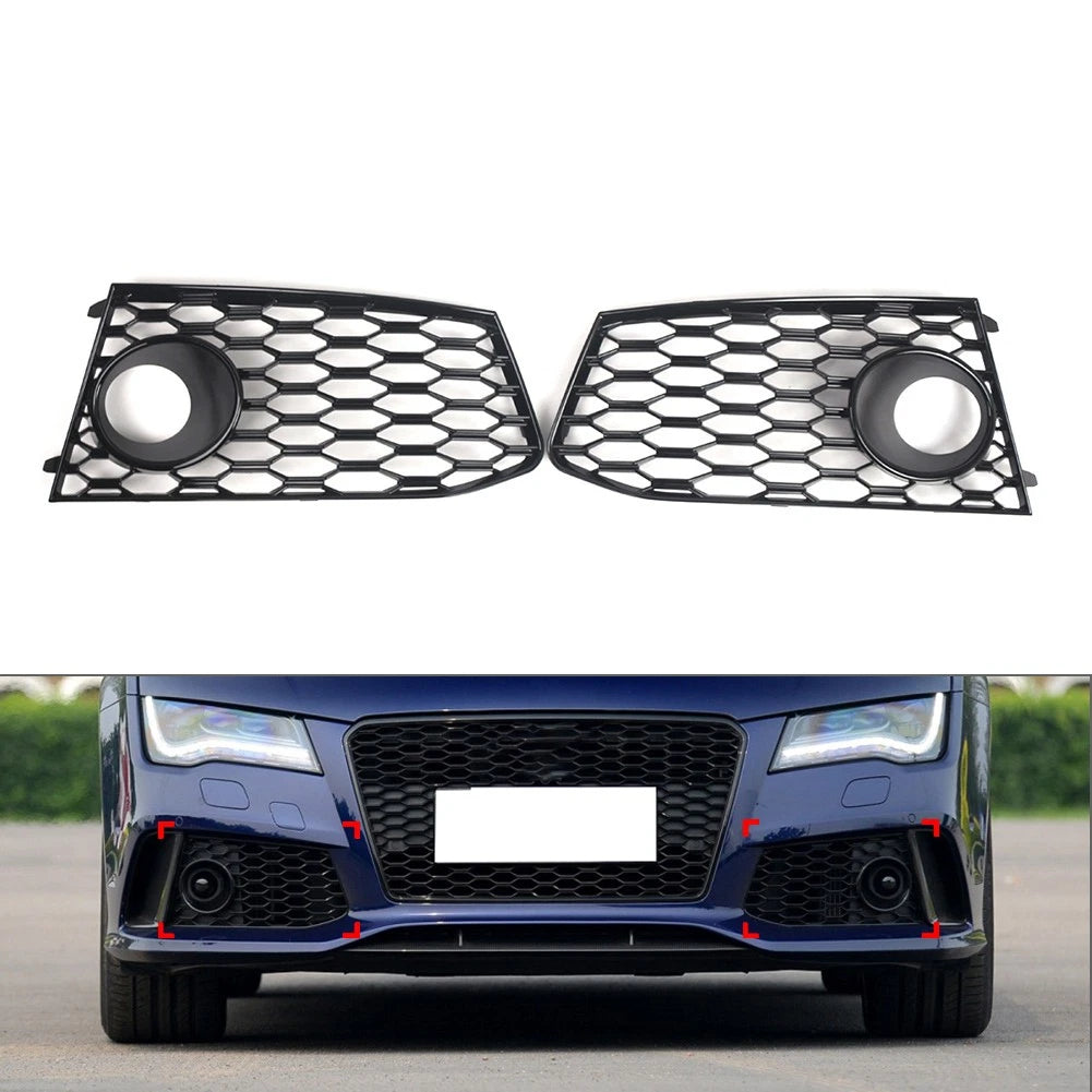 Fog Light Frame Grille Cover for Audi RS7 (2014–2018)