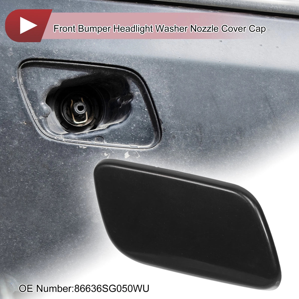 Front Right Washer Nozzle Cover Cap for Subaru Forester Sport (2013–2015)