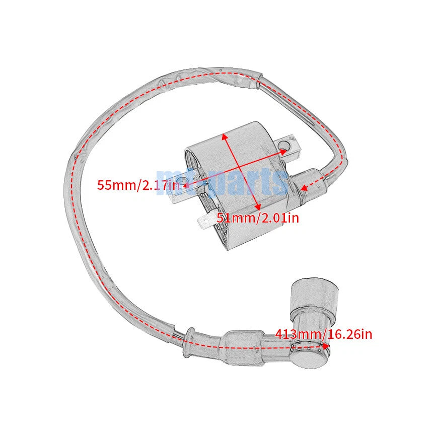 Ignition Coil for Suzuki AX100 (1994–1996), AX115 (1998–2000), DS80 (1985–2000)