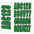 3" Vinyl Lettering Decal Sticker for Boat PWC Ski (Registration Numbers)