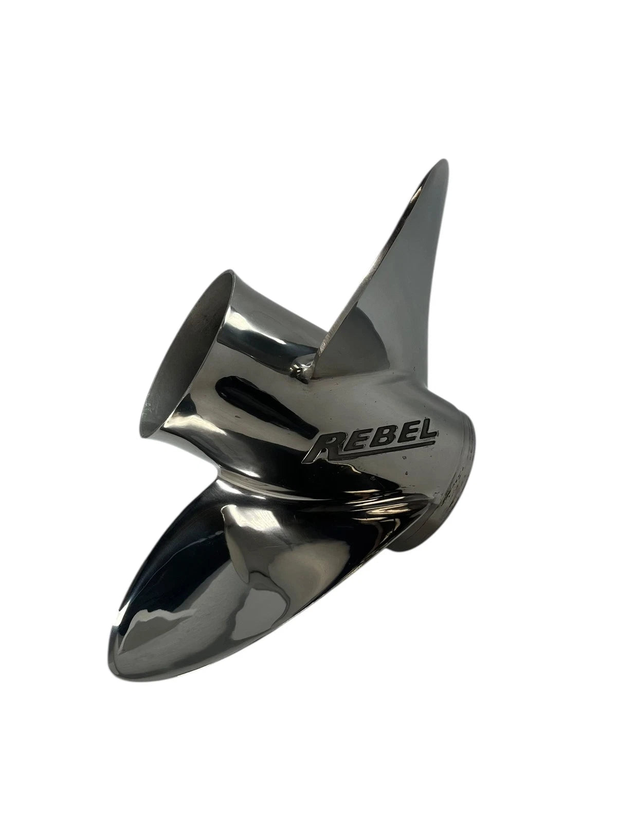 3X 15 3/8 x 18 LH Rebel SS Propeller for Evinrude Johnson (OEM 763989)