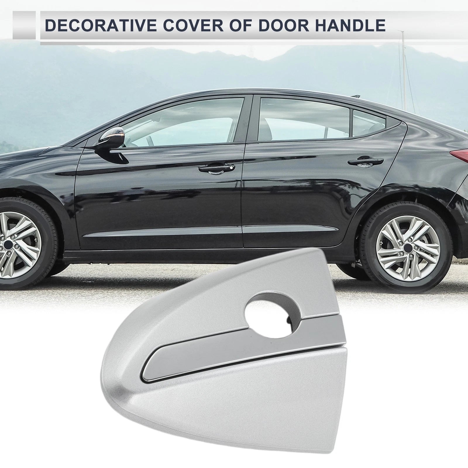 Front Left Door Handle Lock Cylinder Cover for Toyota Corolla (2014–2018)
