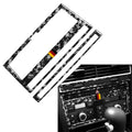Pair Air Conditioning CD Control Panel Cover Trim for Audi A6 S6 (2005–2011)