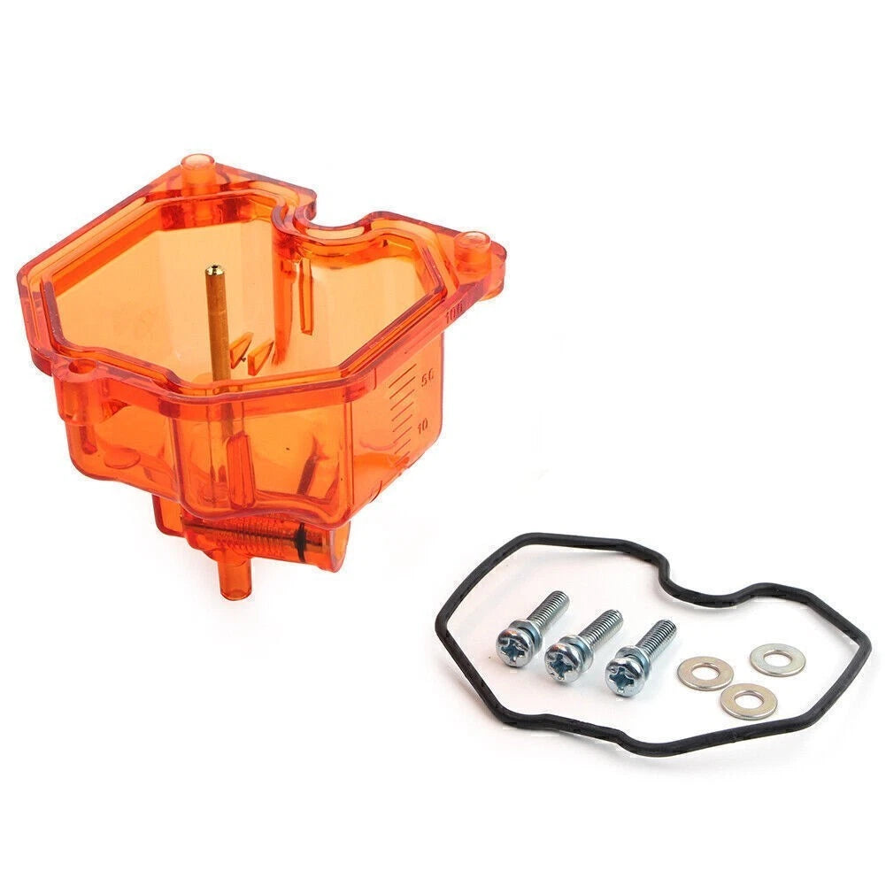 Carburetor Float Chamber for PZ 26/27/30/32mm (Clear Orange Plastic)