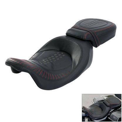 Rider Driver Passenger Seat for Harley Electra Street Road Glide (2009–2023)