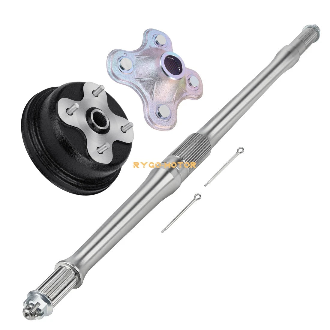 Set of 2 Rear Axle Shaft & Hub for Yamaha Big Bear 350 YFM350FW (1997–1999)