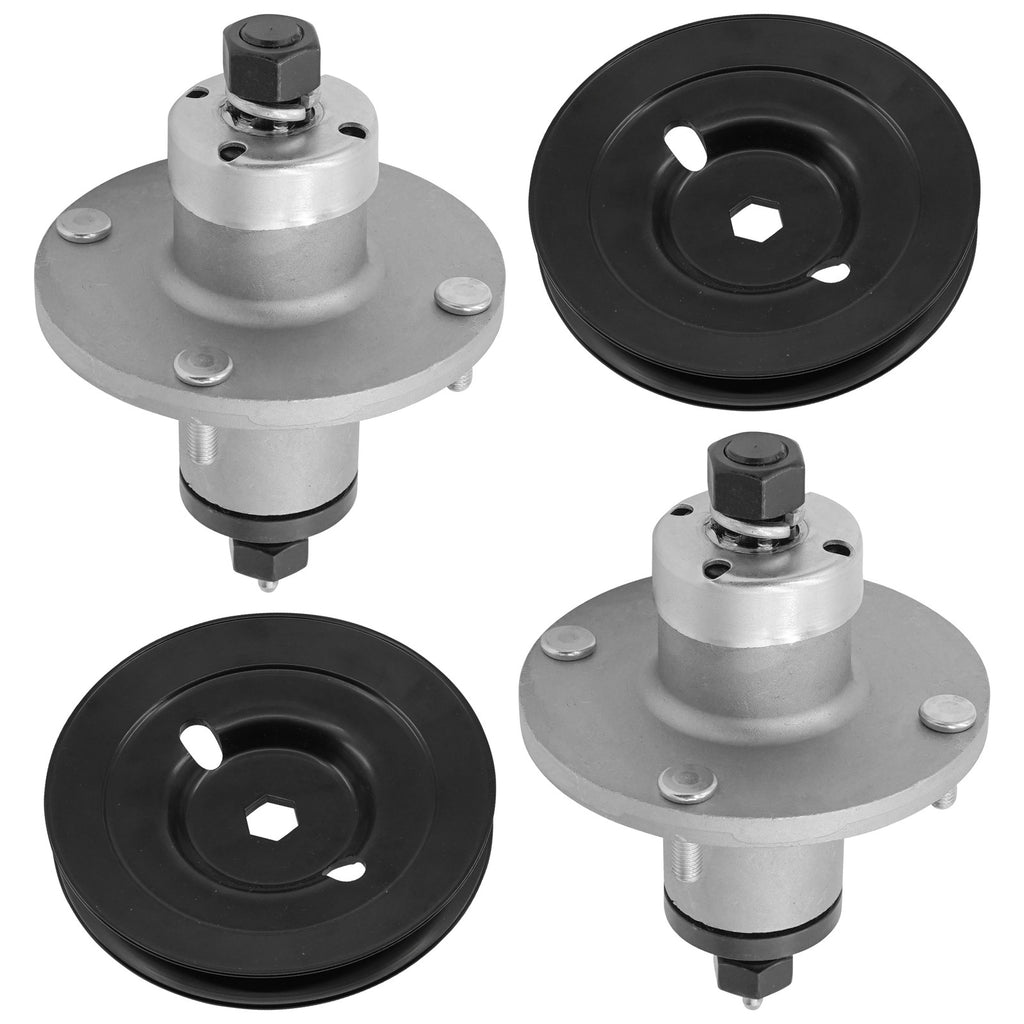 Deck Spindle and Pulley Assembly for John Deere X340 X360 Z225 (42") (2000–2010)