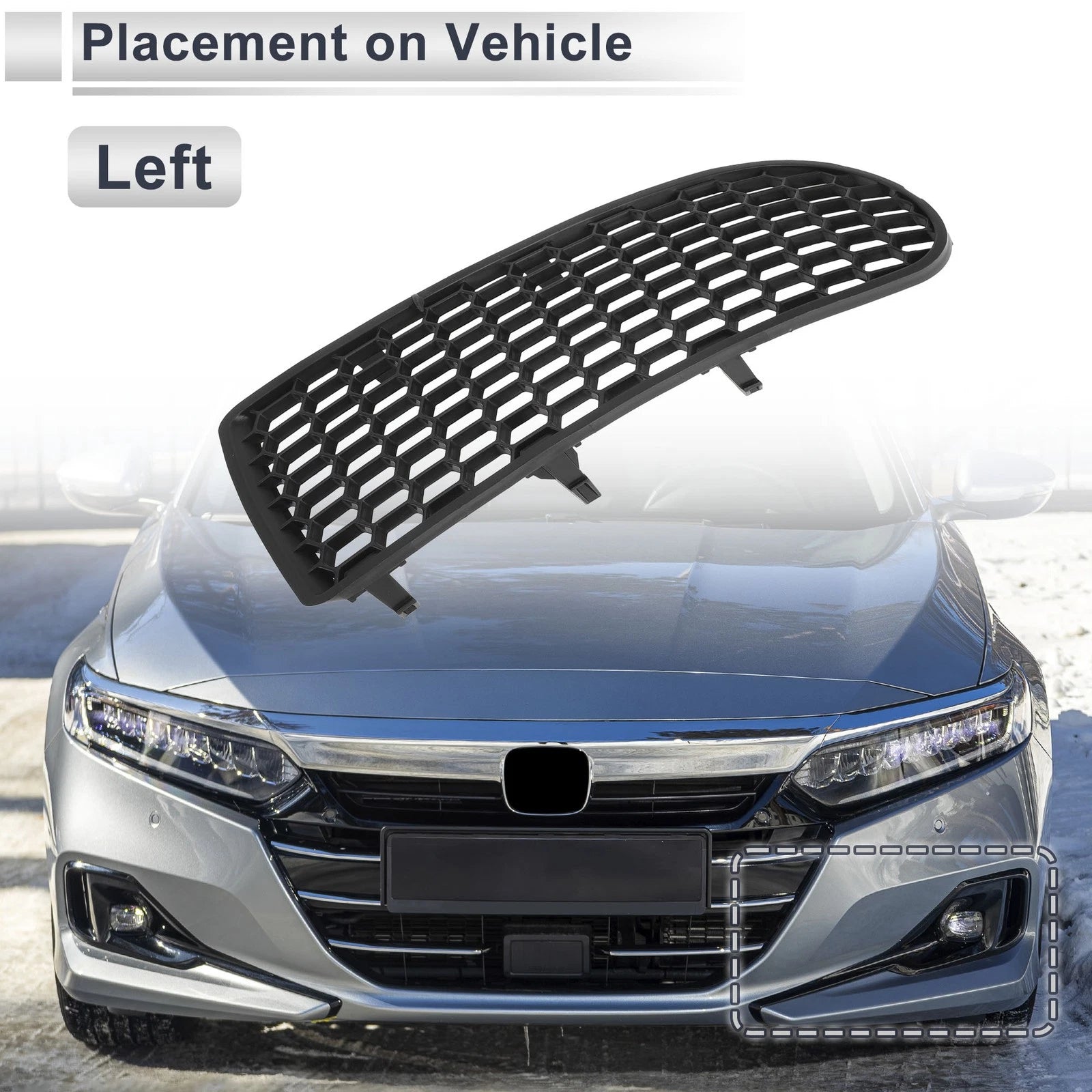 Front Left Fog Light Grill Replacement for Volkswagen Beetle (2006–2010)