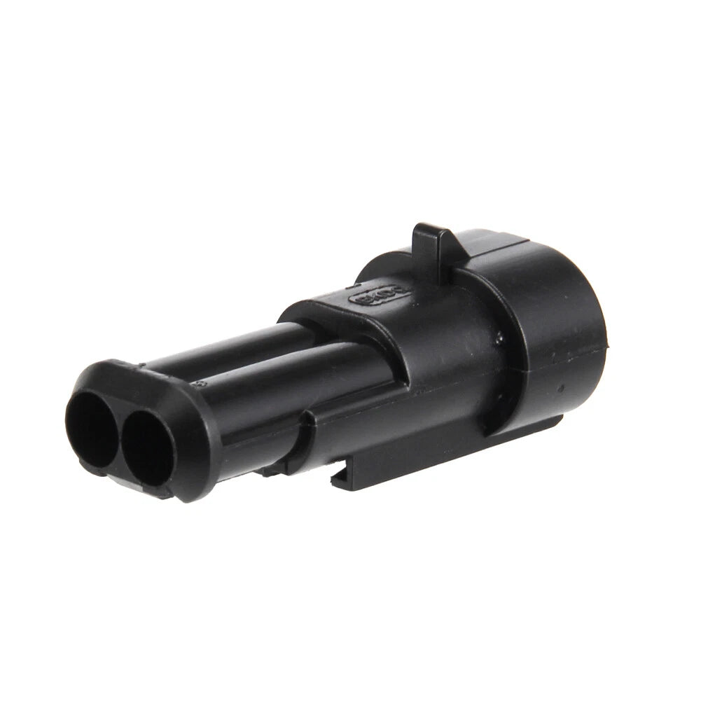 Set of 10 2Pin Waterproof Electrical Wire Sealed Connector Plug 12V for ATV