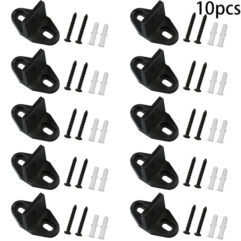 2X Barn Door Hardware Floor Guide for Sliding Doors (Floor Mounted)