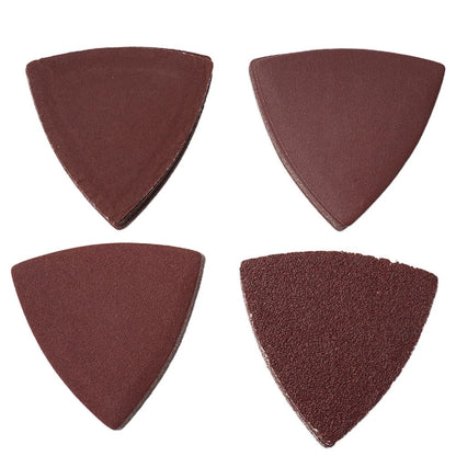 Set of 4 Triangle Sanding Discs 120# 60# for Automotive Use