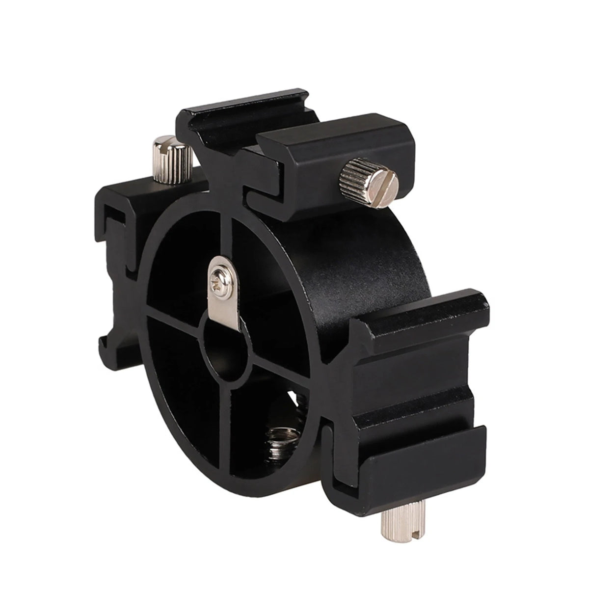 Triple Hot Shoe Mount Flash Umbrella Holder Adapter for Various Light Stands