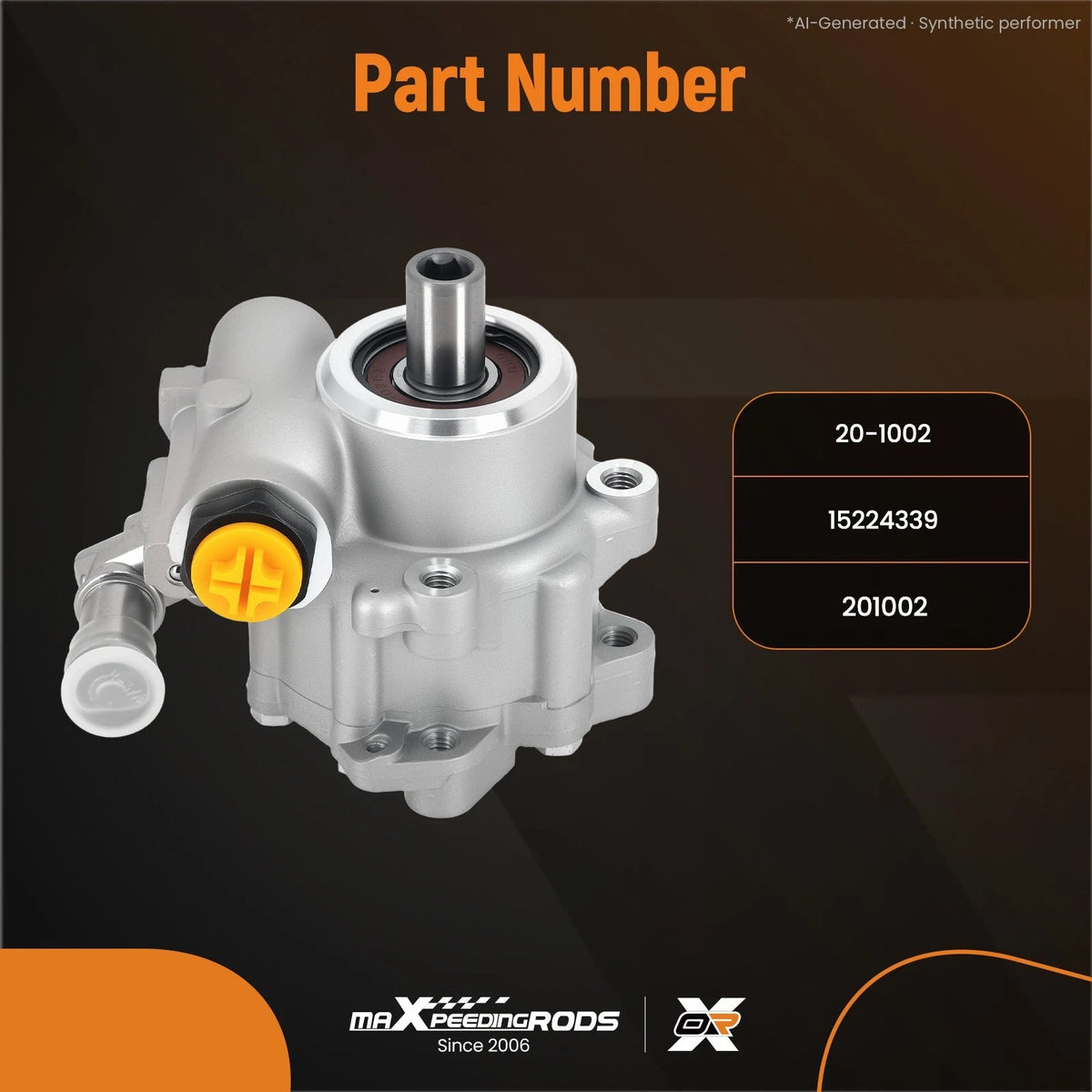Power Steering Pump for Cadillac CTS 3.0L 3.6L AWD (2008–2014) 20-1002