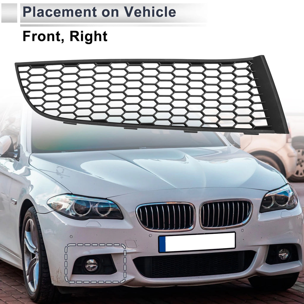 Right Front Fog Light Grill Replacement for BMW 740i (2011–2015)
