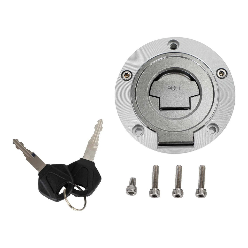 Fuel Gas Tank Cap w/Keys for Yamaha FZ1 FZ6 FZ8 YZF R1 R6 XJR1300 FJR1300 (2001–2020)