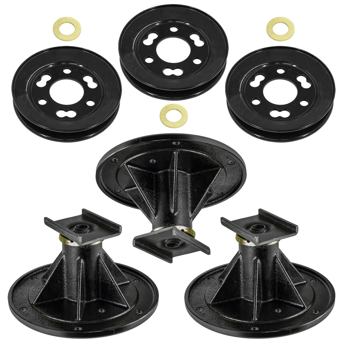Deck Spindle and Pulley Replacement for Toro Z400 Z450 (2017–2022)