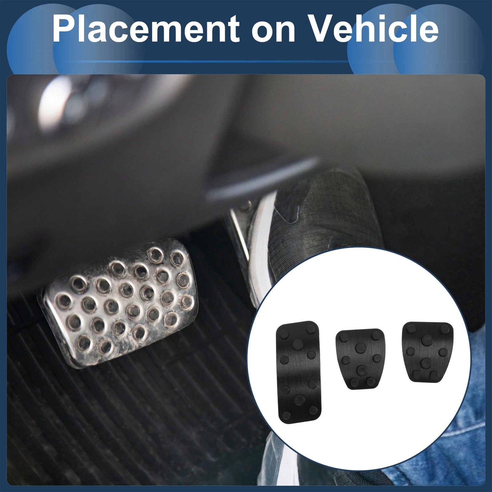 3 Pcs Accelerator Pedal Covers Replacement for Subaru Forester (2006–2018)