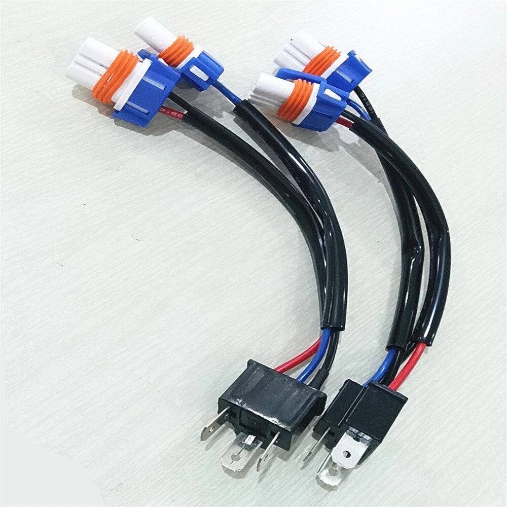 2X H4 to 9005 Headlight Adapter Sockets for