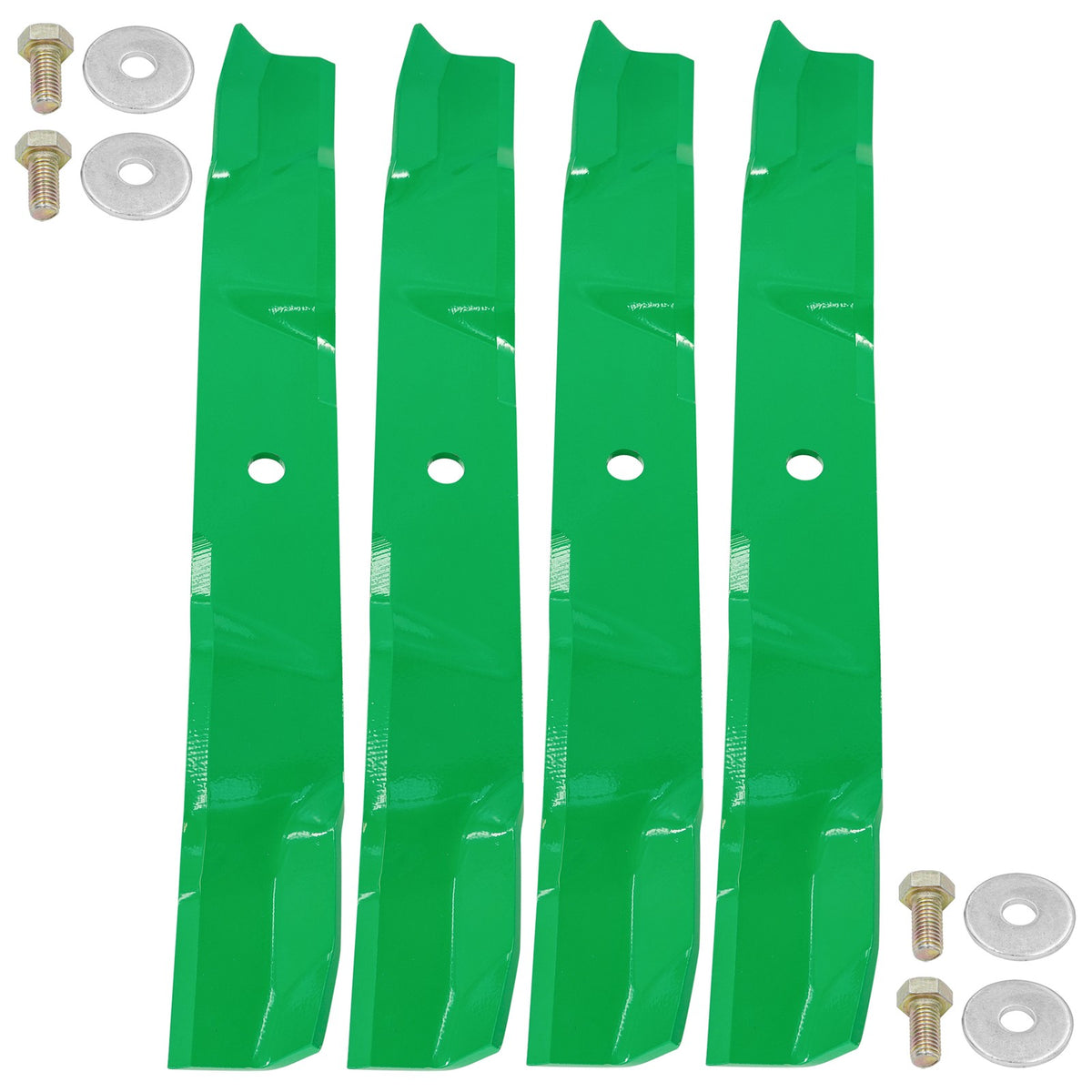 Deck Blade w/ Bolt Replacement for Hustler FasTrak SD Mini Z (36–42") (2000–2010)