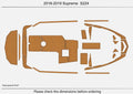 EVA Foam Teak Deck Floor Mat for Supreme S224 (2018–2019)