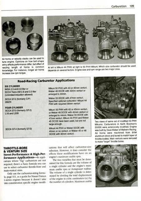 Datsun Nissan OHC Engine Modification Manual (Z Series)
