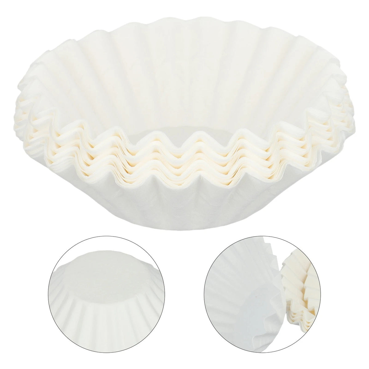 50pcs Large Coffee Paper Filters for Coffee Machine