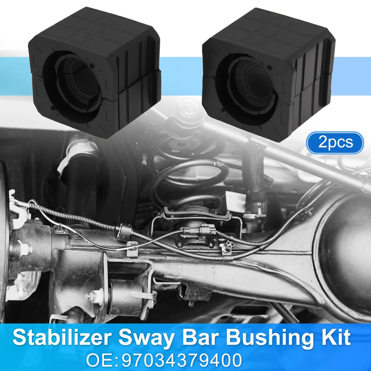 Set of 2 Stabilizer Sway Bar Bushing Kit for Porsche Panamera (2010–2016) 97034379400