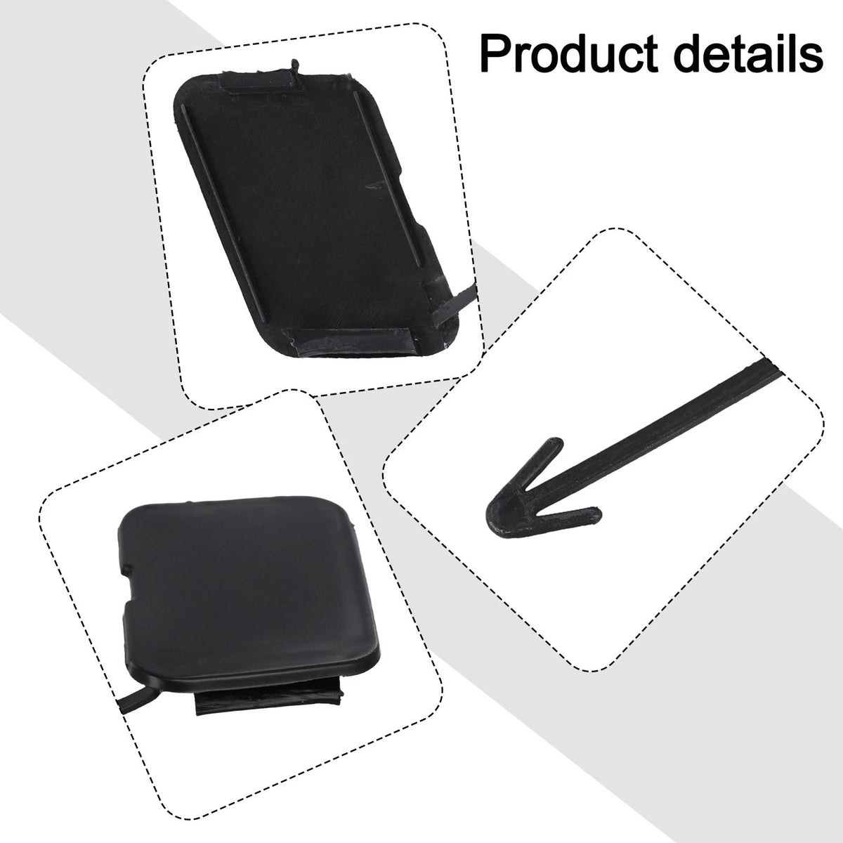 Front Bumper Towing Hook Cover for Suzuki Swift (2004–2010)