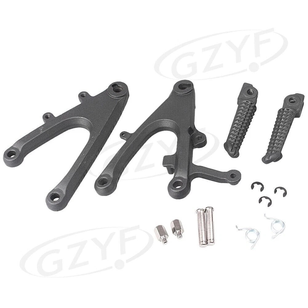 Foot Pegs Brackets for Yamaha YZF-R1 (2004–2006) - Black